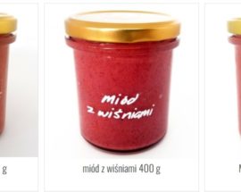 miód z liofilizowanymi owocami